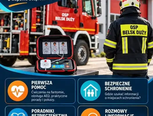Belsk Duży: akcja „Akademia Ochrony Ludności i Obrony Cywilnej” w OSP już dziś